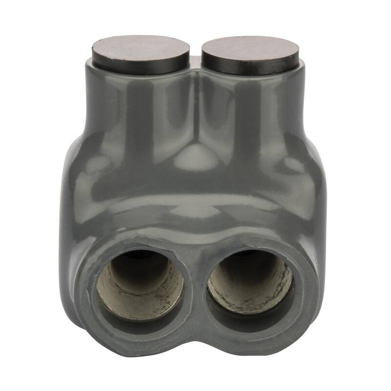 Polaris 3/0-4 AWG (B, C, D) 2/0-2 AWG (K, M, I) Conector Aislado Empacado, Gris - ITG-3/0B