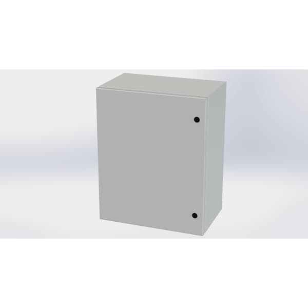 Saginaw Control & Engineering Carbon Steel Electrical Enclosures, 20 in H, 10 in D, 16 in W, NEMA 3R, 4, 12, 13, Hinged - SCE-201610ELJLG