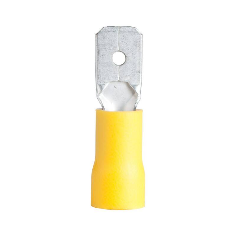 Gardner Bender 12-10 AWG Desconexión Macho Amarillo 16/Paquete (Caja de 10) - 20-145MN