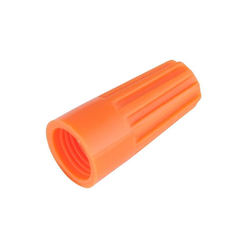 Conector de cables de torsión de 22-14 AWG de Gardner Bender, naranja (paquete de 100) Estuche de 10 - 10-003