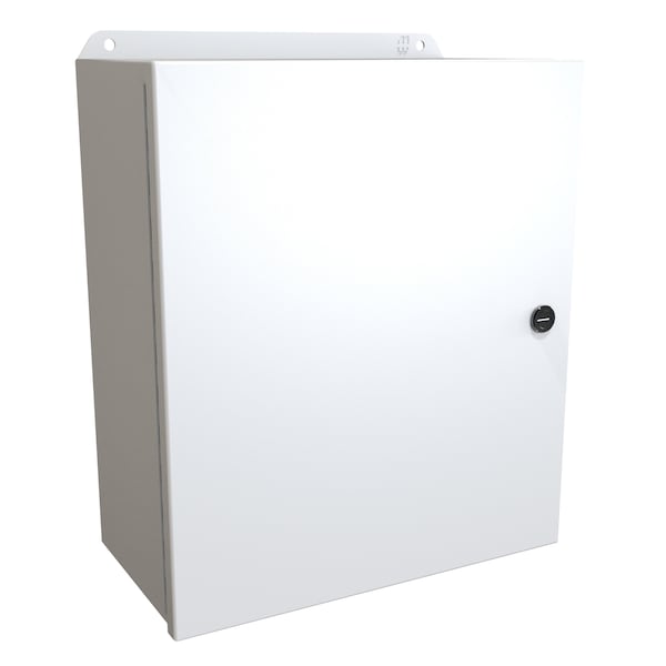 Hammond Steel Electrical Enclosures, 14 in H, 6 in D, 12 in W, NEMA 4, Hinged - EJ14126LG