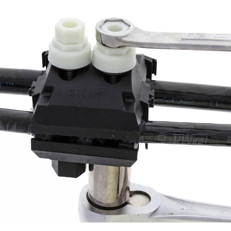 IDEAL Main 500 - 4/0 AWG, Tap 350 - 1/0 AWG Conector de empalme B-Tap - BTC500-1/0