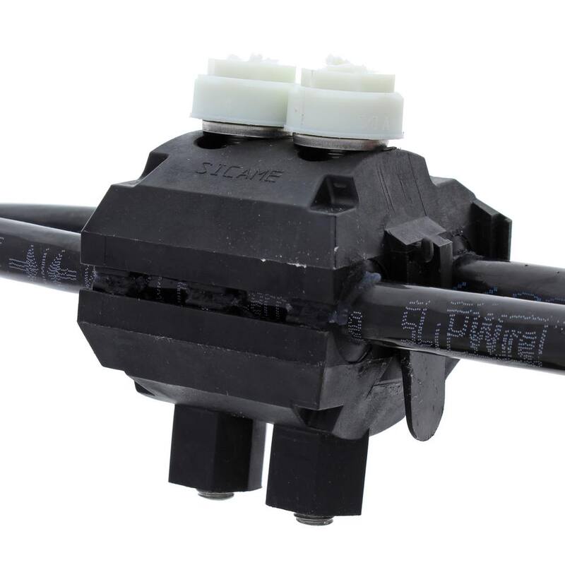 IDEAL Main 500 - 4/0 AWG, Tap 350 - 1/0 AWG Conector de empalme B-Tap - BTC500-1/0