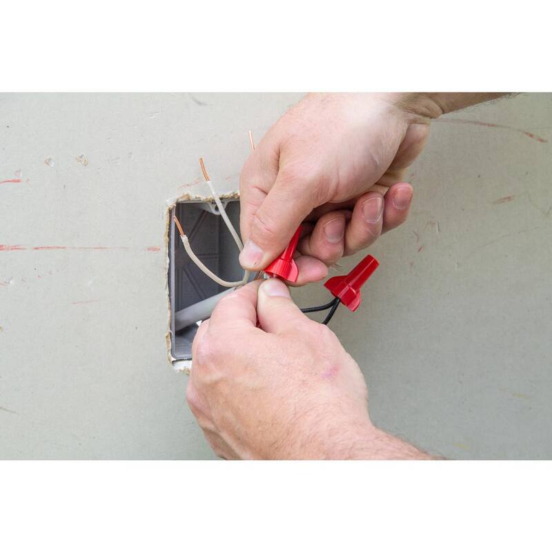 Gardner Bender WingGard Conector de Cable Rojo Paquete de 25 (Caja de 10) - 25-086