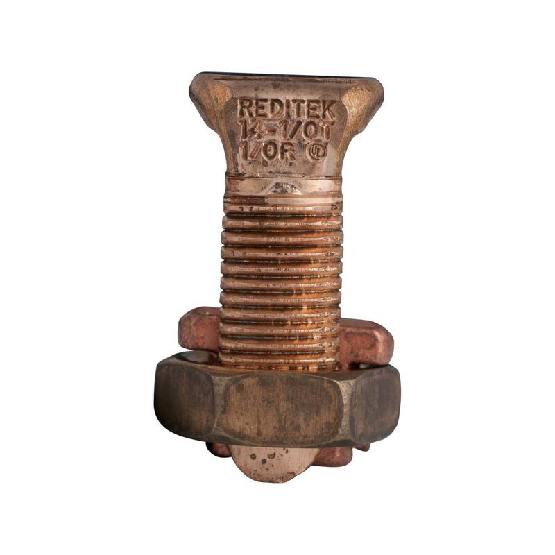Conector de perno dividido de cobre 1/0 AWG Gardner Bender (paquete de 1) - Caja de 6 - GSBC-1/0N