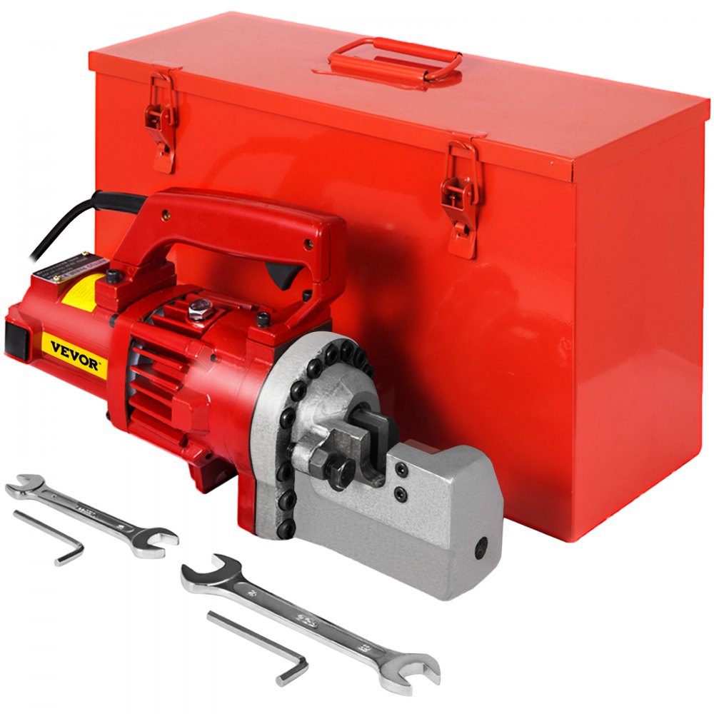 VEVOR Electric Hydraulic Rebar Cutter, 1250W Portable Electric Rebar Cut 3/4" 20mm #6 Rebar within 4 Seconds, 110V - RC-20GJQGJRED0001V1