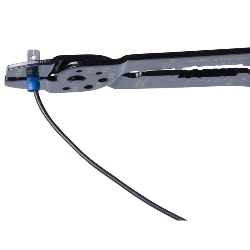 Gardner Bender 16-14 AWG Desconexión Macho .250 in. Pestaña, Azul (Paquete de 10) - 20-143M