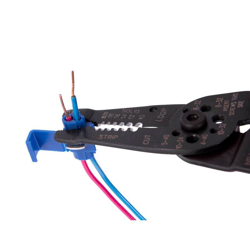 Gardner Bender 18-14 AWG Empalme de Derivación Azul 25/Paquete (Estuche de 5) - 10-100