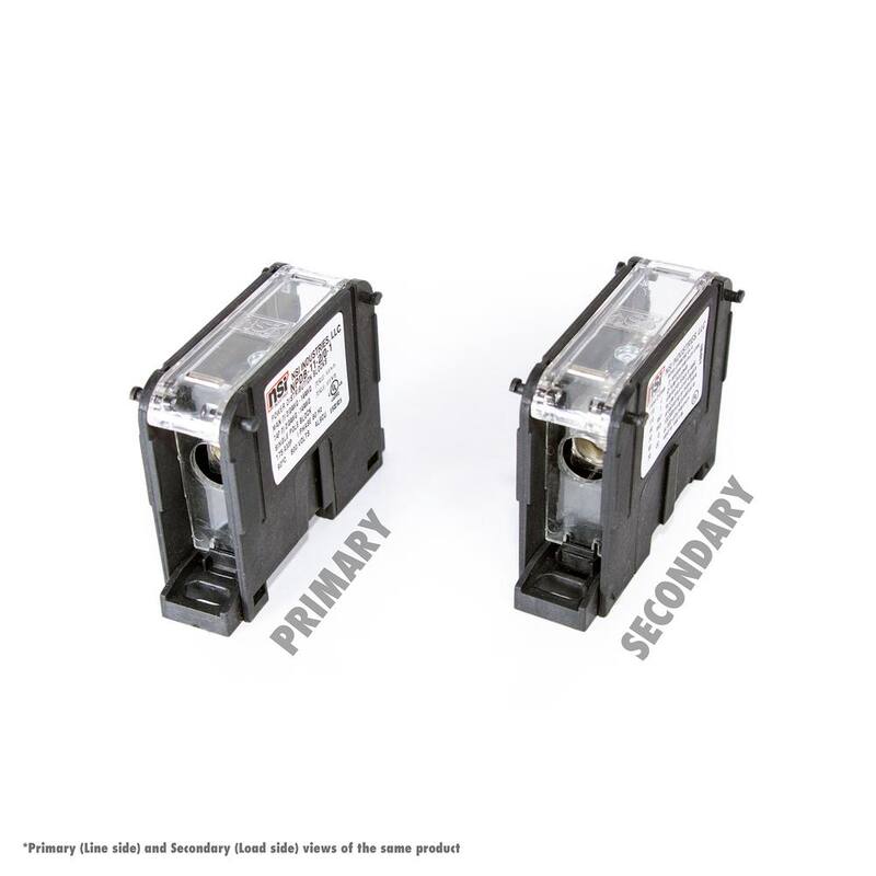NSi Industries PDB, 1 Polo, Línea 1 x 2/0 -14, Carga 1 x 2/0 -14 Bloque de Distribución de Energía Pequeño - NPDB -11-2/0 -1