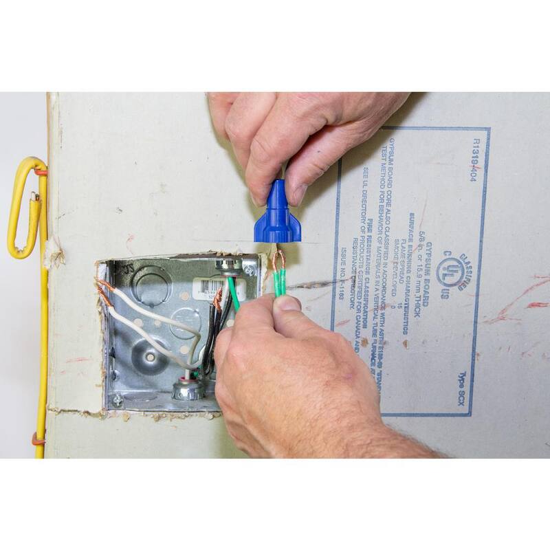 Conector WingGard azul de Gardner Bender (paquete de 50) Caja de 10 - 10-089