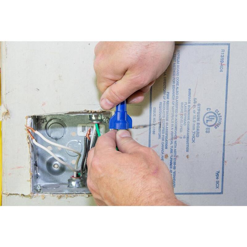 Conector WingGard azul de Gardner Bender (paquete de 50) Caja de 10 - 10-089