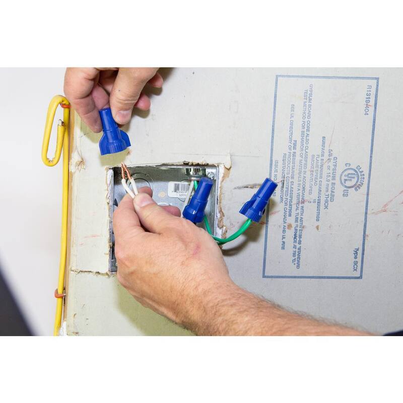 Conector WingGard azul de Gardner Bender (paquete de 50) Caja de 10 - 10-089