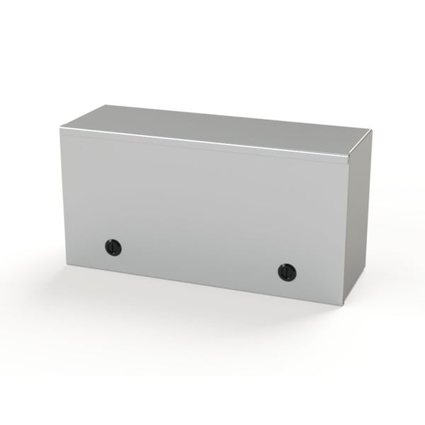 Saginaw Control & Engineering Carbon Steel Electrical Enclosures, 9 in H, 6 in D, 18 in W, NEMA 1 - SCE-L9N186LP