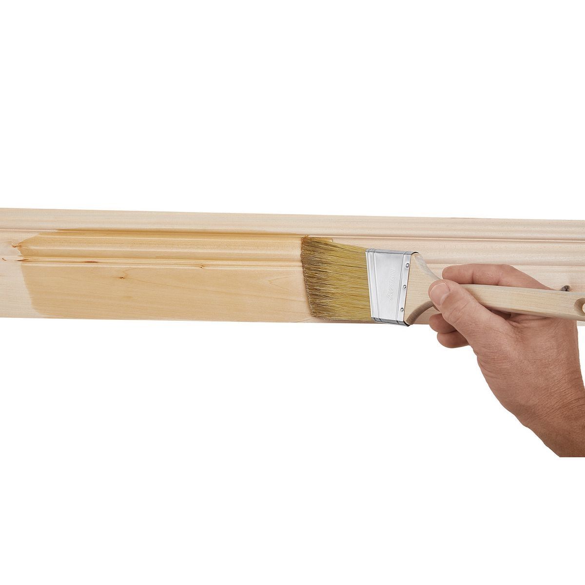 Brocha plana de cerdas naturales de 3 pulgadas Avanti, MEJOR calidad - 56968