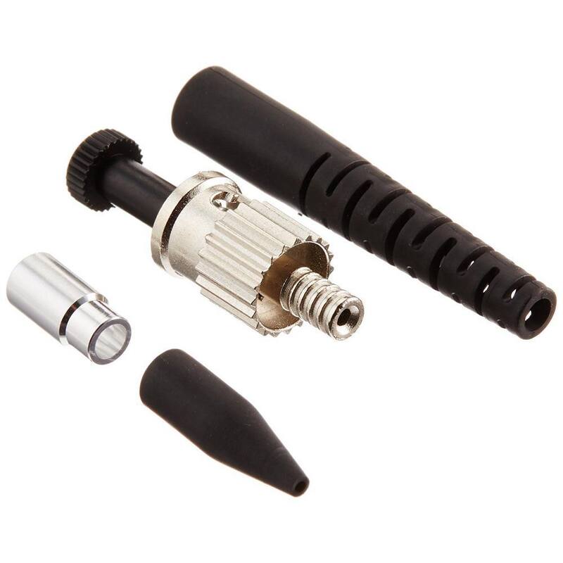 Conector de fibra óptica multimodo de curado rápido ST Leviton, Negro - 49990-MST