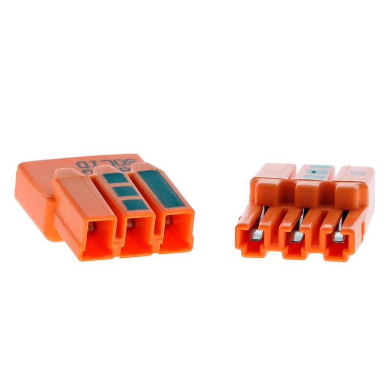 Desconexión de clavija de alimentación IDEAL de 3 cables (caja de 2,500) - 30-683
