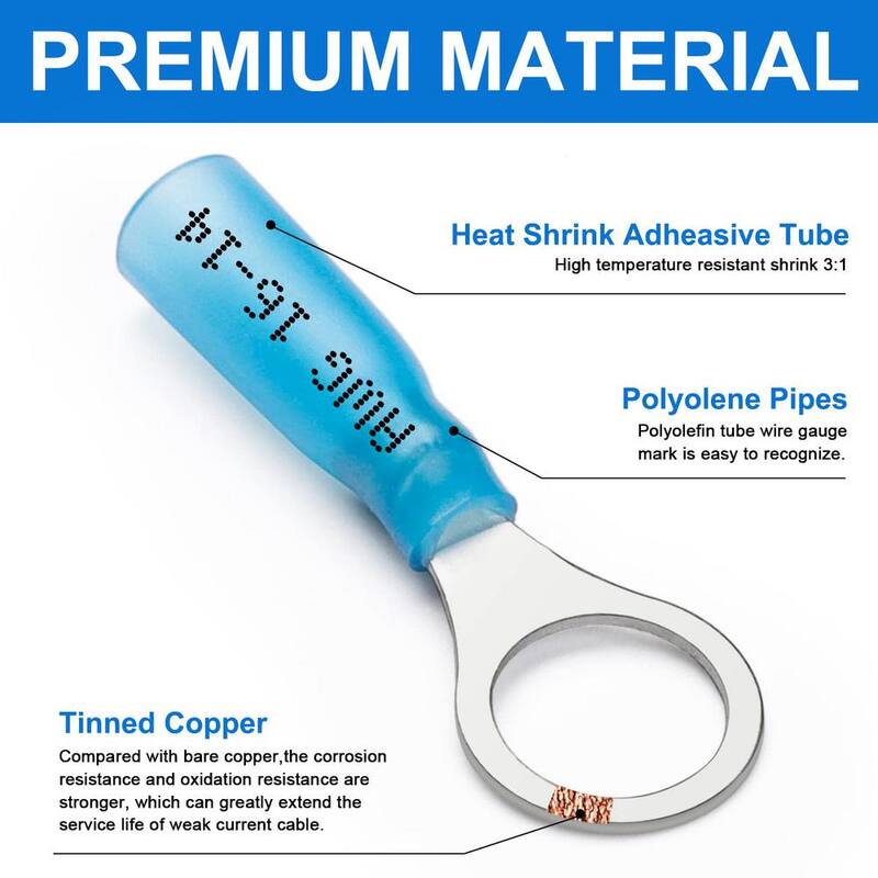 Kit de conectores impermeables termocontraíbles de grado marino de 560 piezas Lukyamzn - PH00527B288