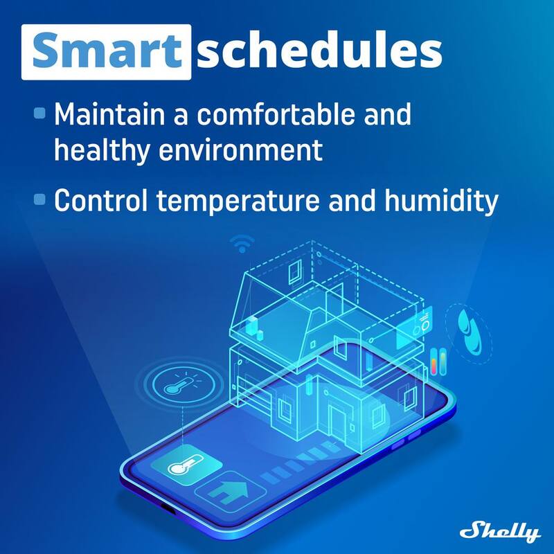 Shelly Plus Add-On, Interfaz de sensor aislado galvánicamente, Medición de temperatura y humedad, Automatización del hogar - PlusAddon-US(2)