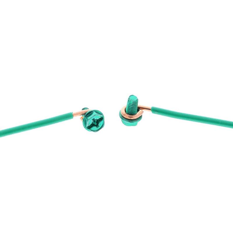 Punta de conexión a tierra IDEAL de 12 AWG de alambre sólido (5 por bolsa, el paquete estándar contiene 4 bolsas) - 30-3392S