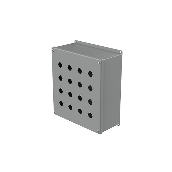 Nvent Hoffman Mild Steel Electrical Enclosures, 11-3/4 in H, 4-3/4 in D, 10-3/4 in W, NEMA 12, Screw On - E16PBXM