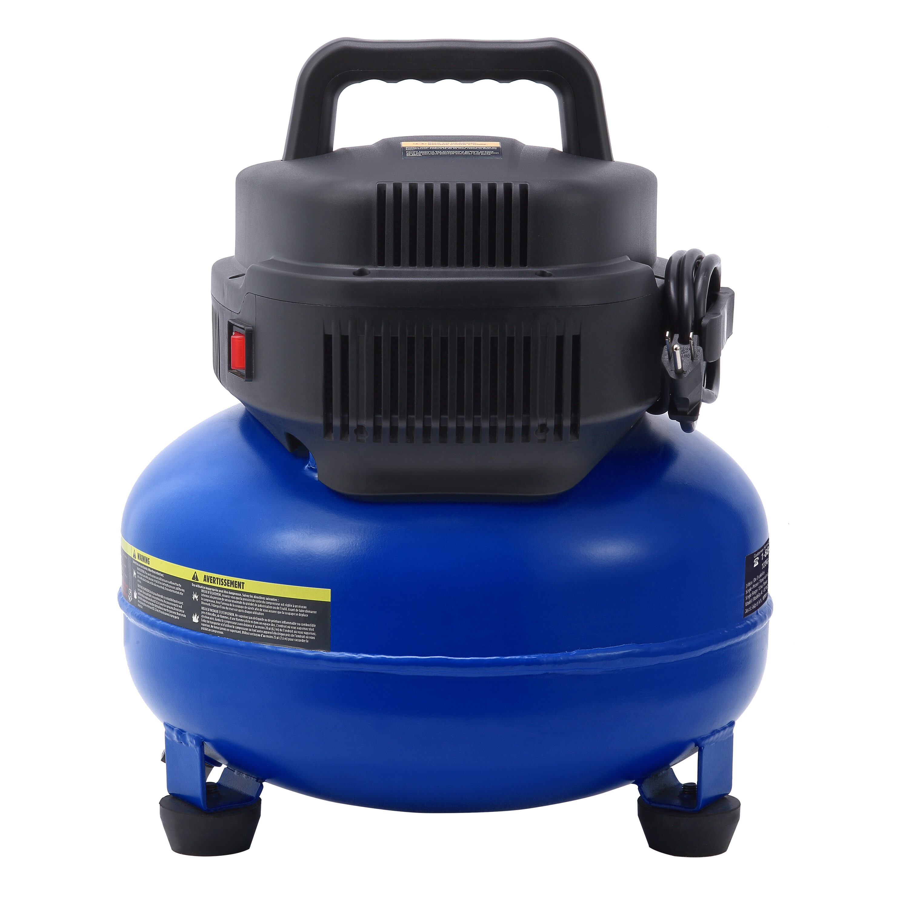Compresor de aire eléctrico portátil Kobalt Kobalt 6 galones 150 PSI - 02106410