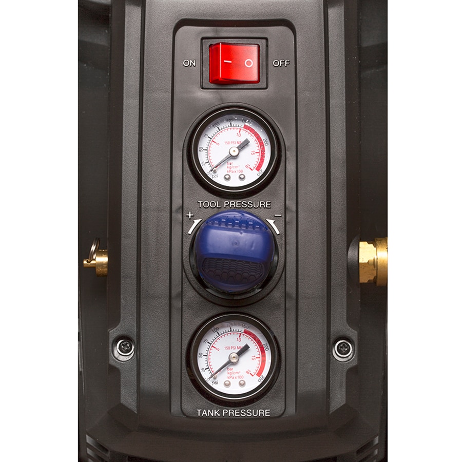 Compresor de aire horizontal eléctrico portátil Kobalt de 8 galones y 150 PSI - 0300842