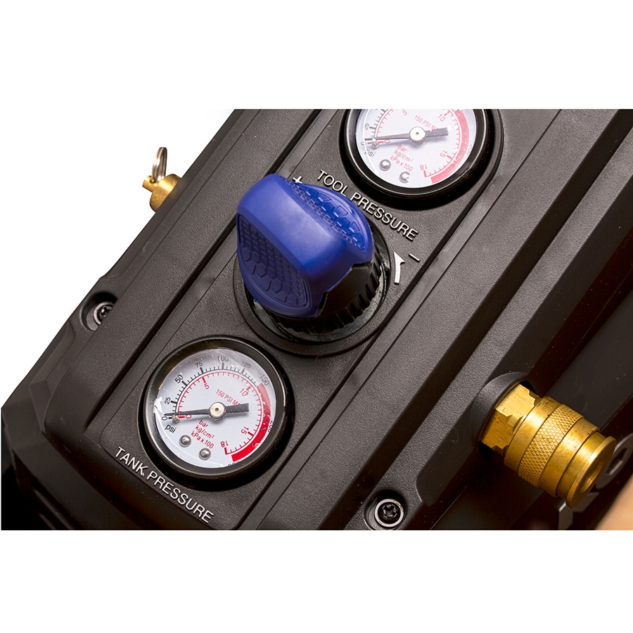 Compresor de aire horizontal eléctrico portátil Kobalt de 8 galones y 150 PSI - 0300842
