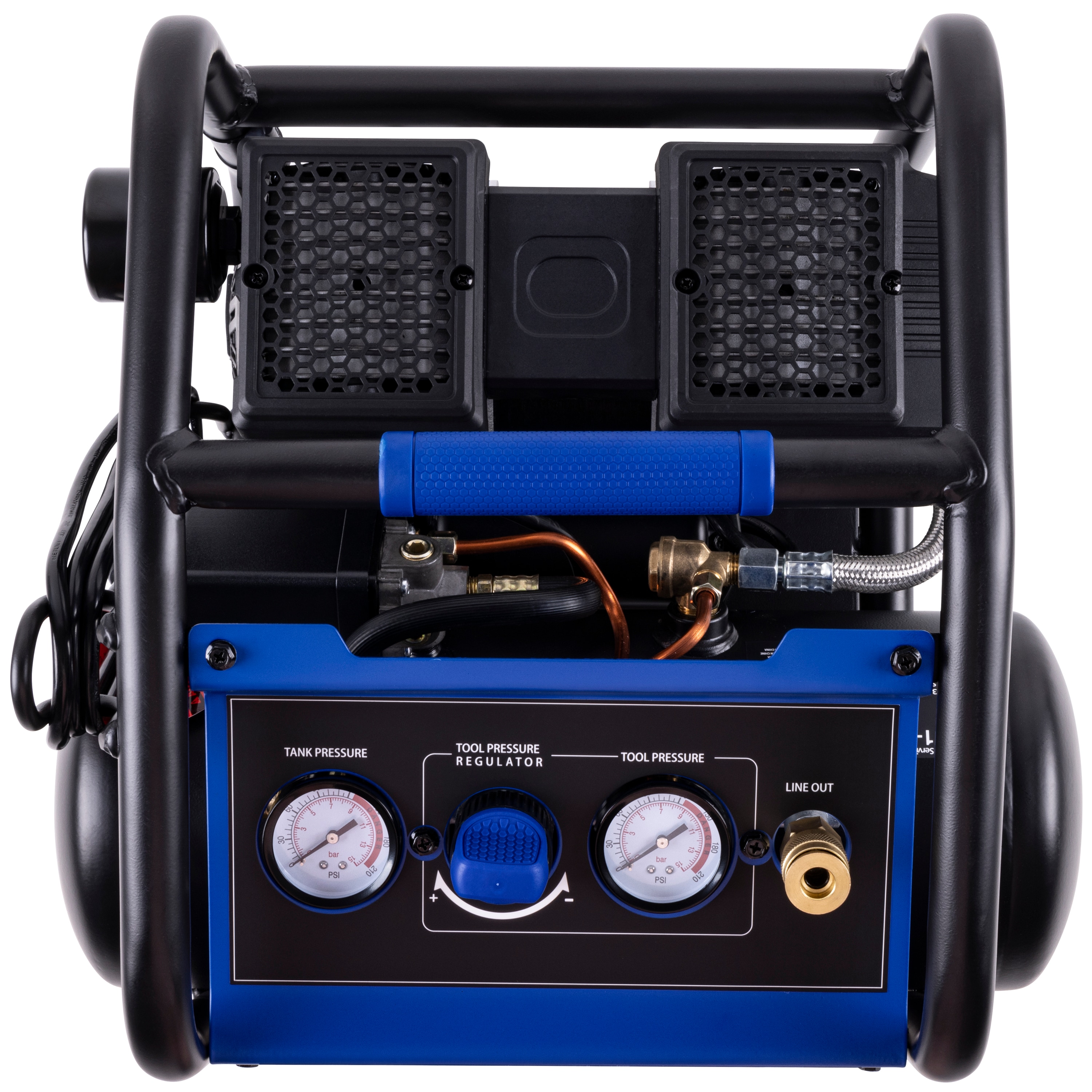 Kobalt Kobalt QUIET TECH Compresor de aire portátil eléctrico de 2 galones y 125 PSI tipo Hot Dog - 3300244