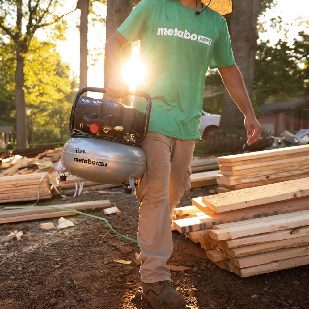 Metabo HPT Metabo HPT El Tanque Compresor de Aire Portátil de 6 Galones y 200 PSI - EC914SM