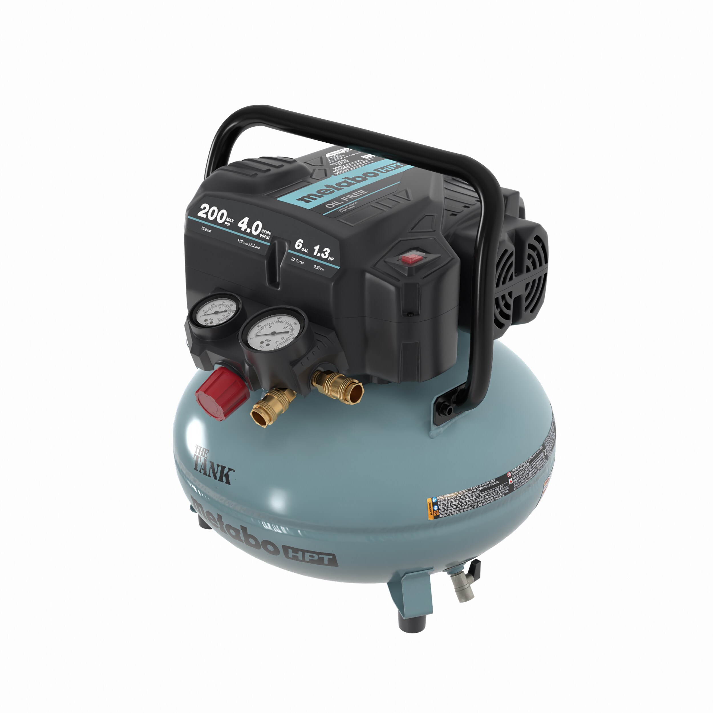 Metabo HPT Metabo HPT El Tanque Compresor de Aire Portátil de 6 Galones y 200 PSI - EC914SM