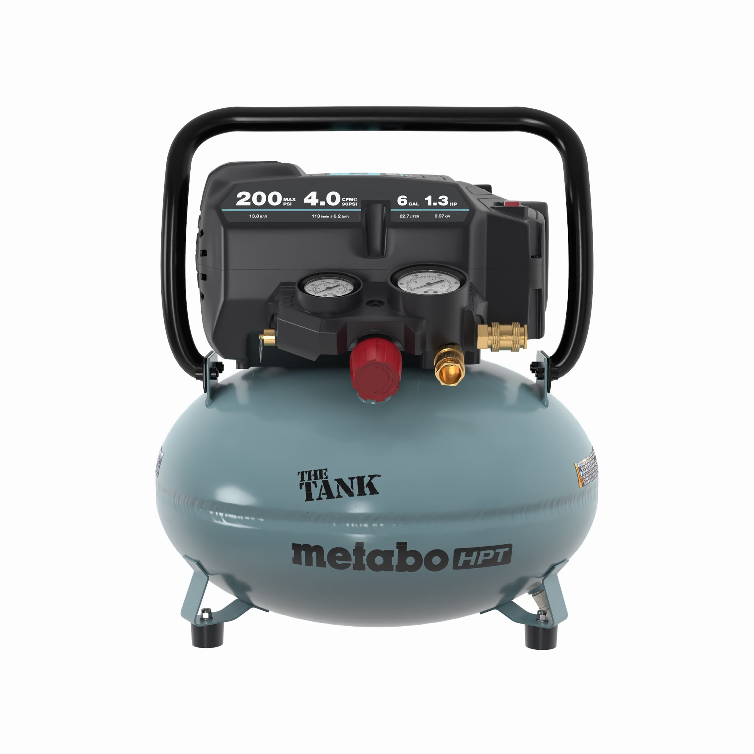 Metabo HPT Metabo HPT El Tanque Compresor de Aire Portátil de 6 Galones y 200 PSI - EC914SM