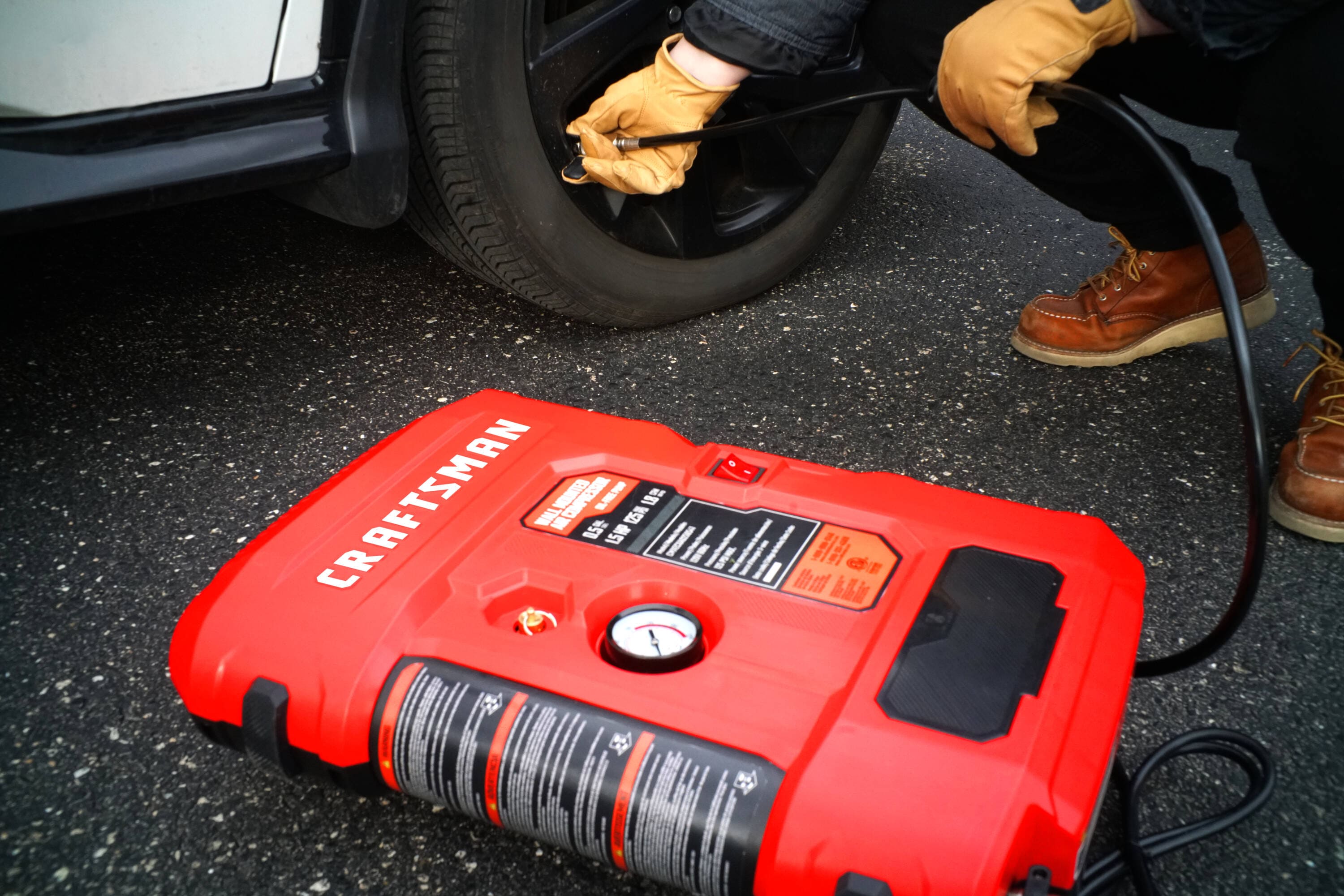 Artesano Compresor de Aire Eléctrico Estacionario Vertical de 0.5 Galones y 125 PSI - CMXECXA0250541