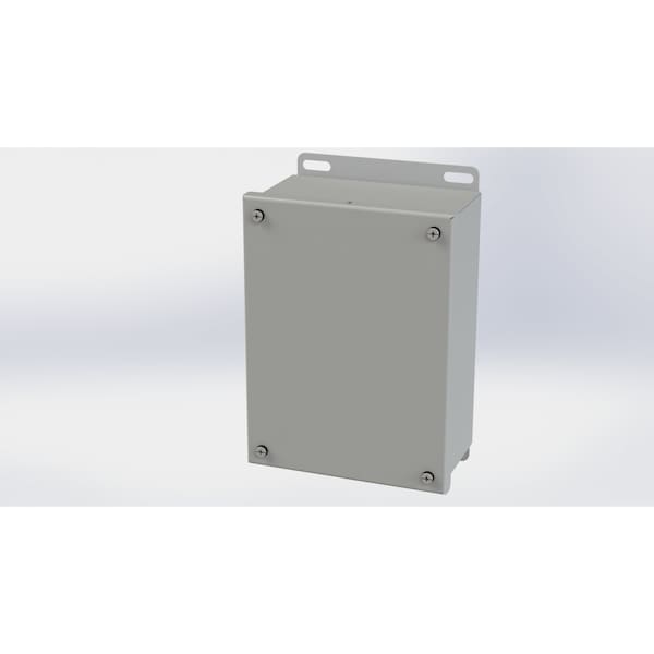 Saginaw Control & Engineering Carbon Steel Electrical Enclosures, 8.13 in H, 3-1/2 in D, 6 in W, NEMA 3R, 4, 12, 13, Screw On - SCE-806SC
