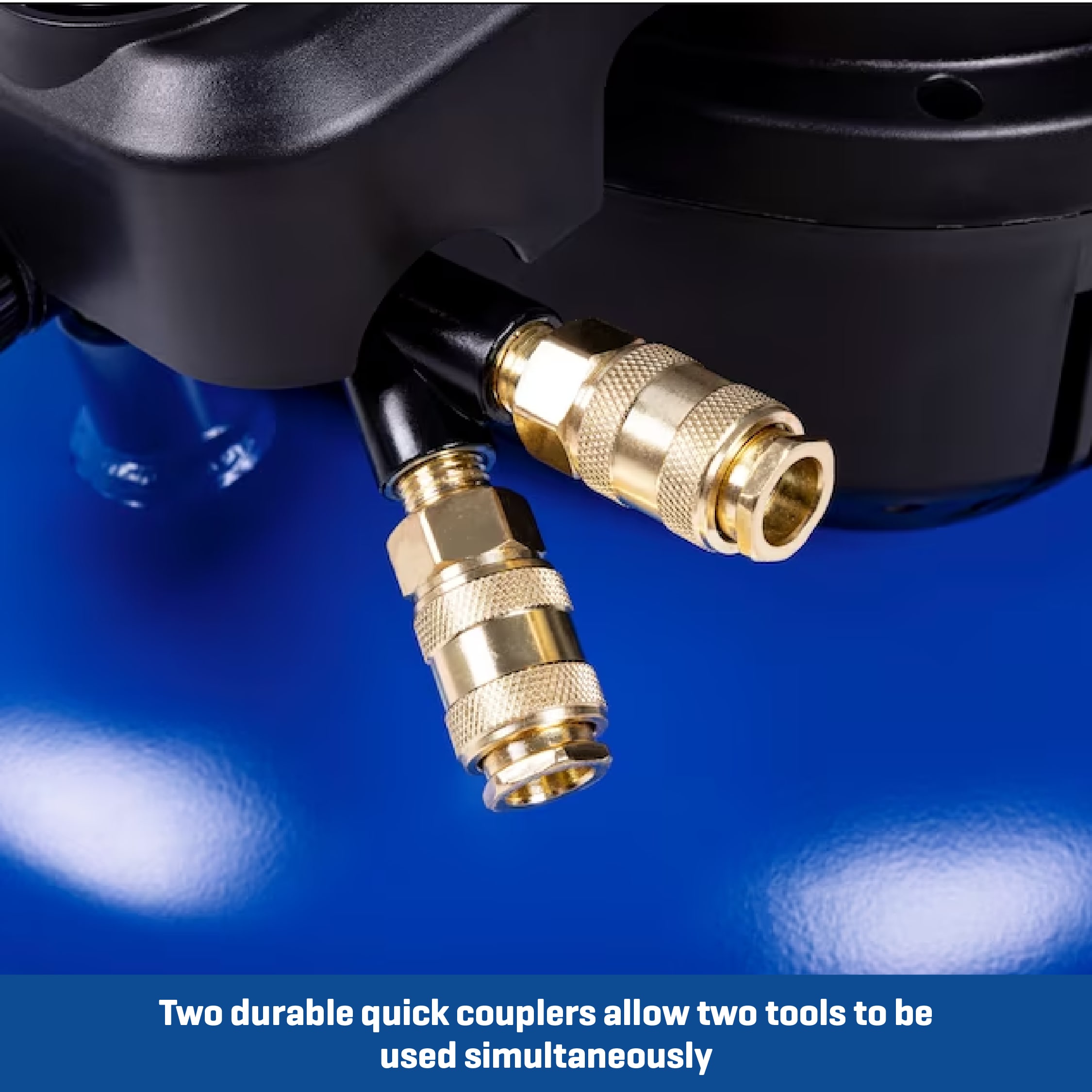 Compresor de aire portátil Kobalt de 6 galones y 150 PSI con accesorios incluidos - 02106410A
