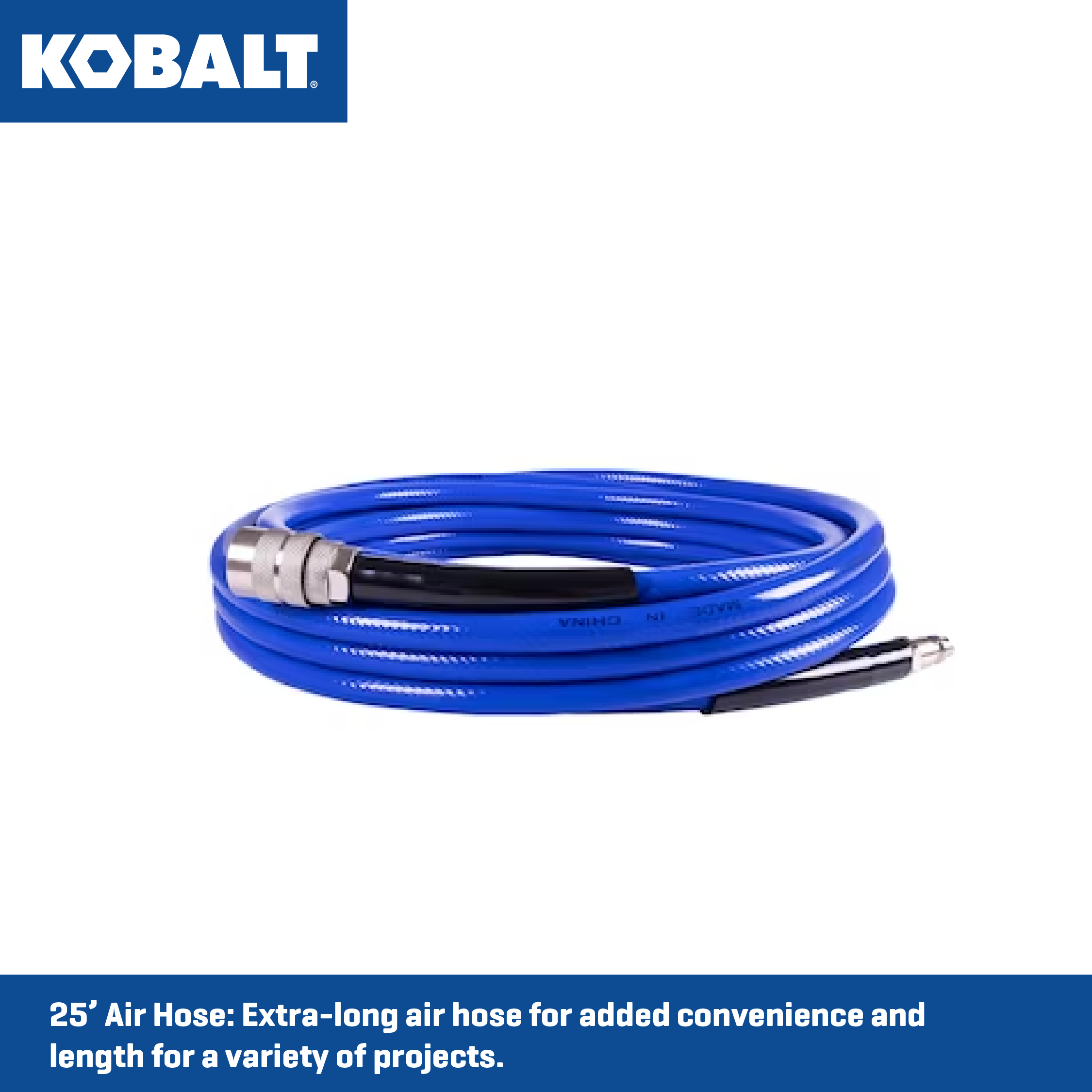 Compresor de aire portátil Kobalt de 6 galones y 150 PSI con accesorios incluidos - 02106410A