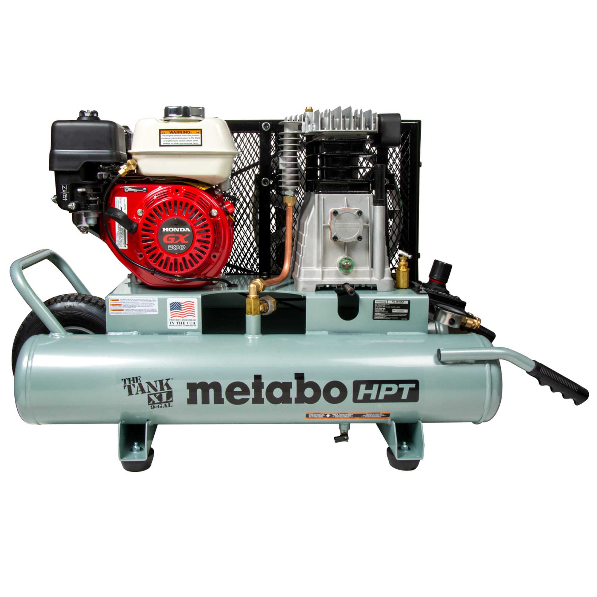 Metabo HPT Metabo HPT 9-Galones Compresor de aire de carretilla portátil a gas 145 PSI - EC2610EAM