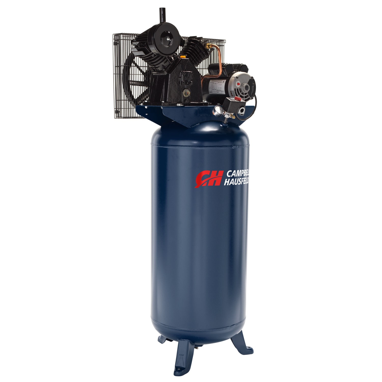 Compresor de aire vertical eléctrico estacionario Campbell Hausfeld de 60 galones y 175 PSI - XC602100