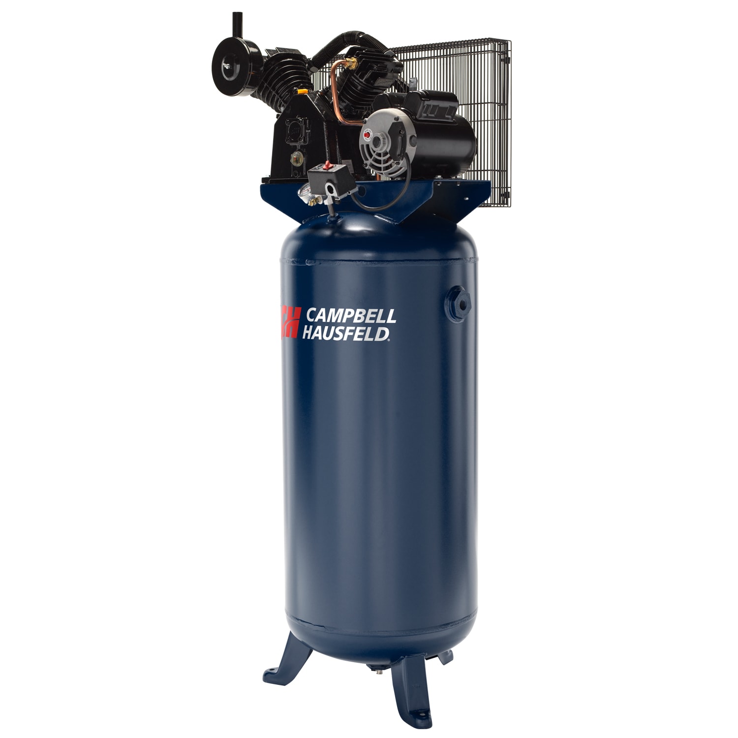 Compresor de aire vertical eléctrico estacionario Campbell Hausfeld de 60 galones y 175 PSI - XC602100