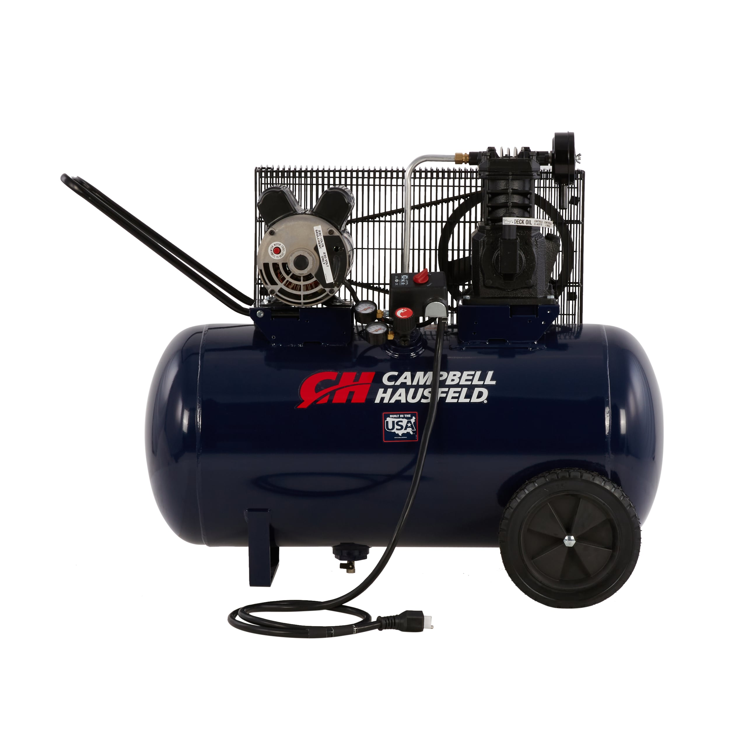 Campbell Hausfeld Compresor de Aire Eléctrico Portátil de 30 Galones y 135 PSI Horizontal - VT6271