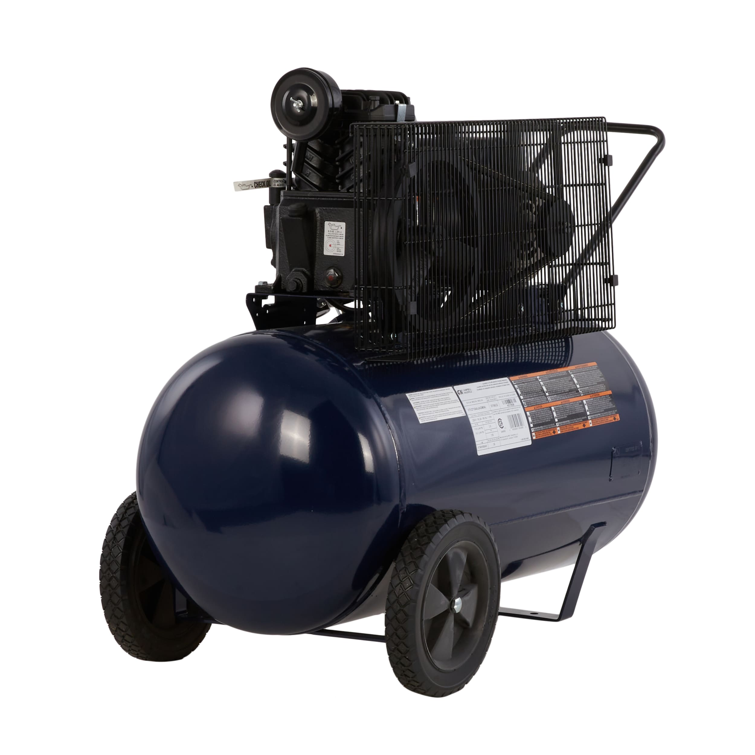 Campbell Hausfeld Compresor de Aire Eléctrico Portátil de 30 Galones y 135 PSI Horizontal - VT6271
