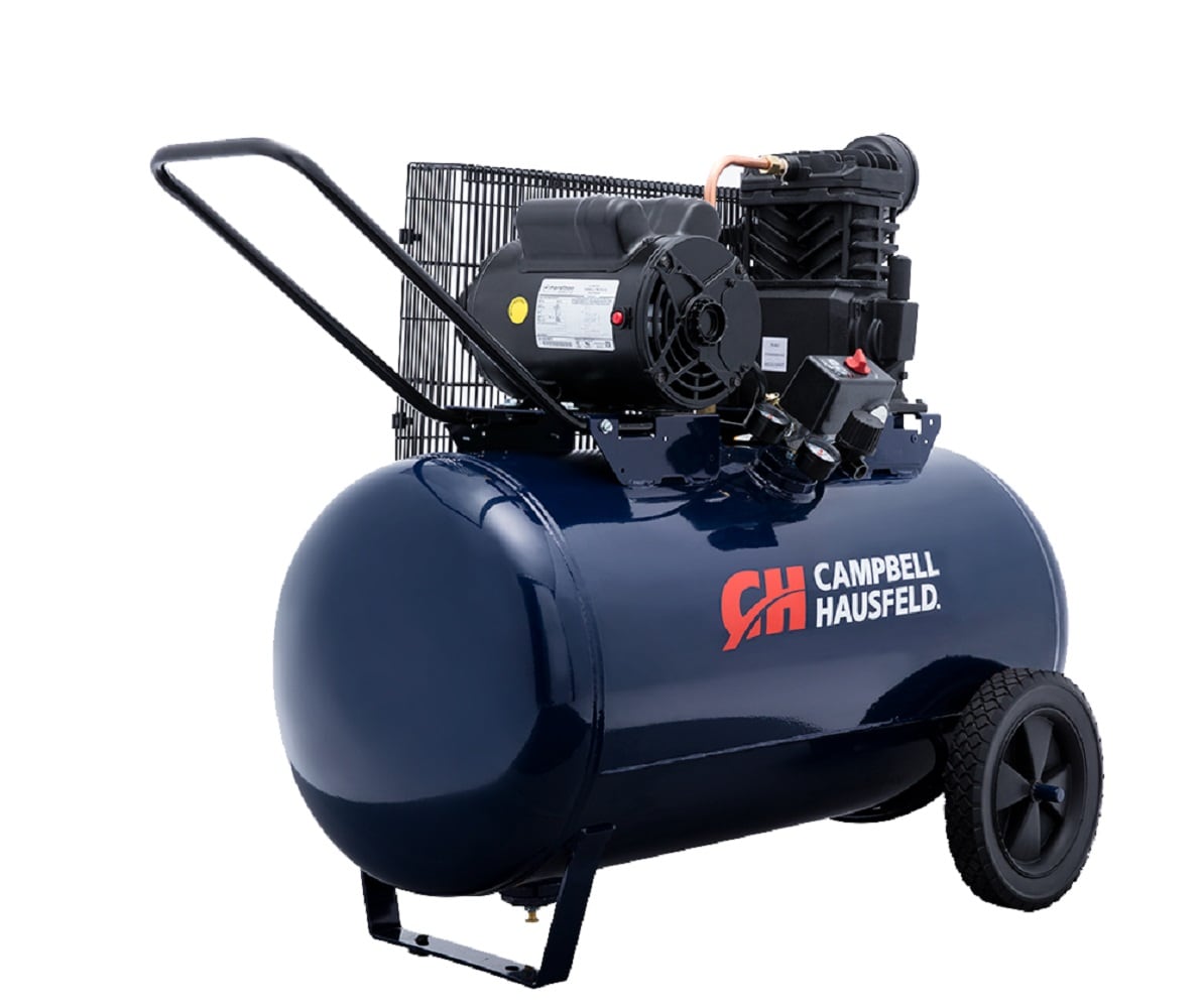 Campbell Hausfeld Compresor de Aire Eléctrico Portátil de 30 Galones y 135 PSI Horizontal - VT6271