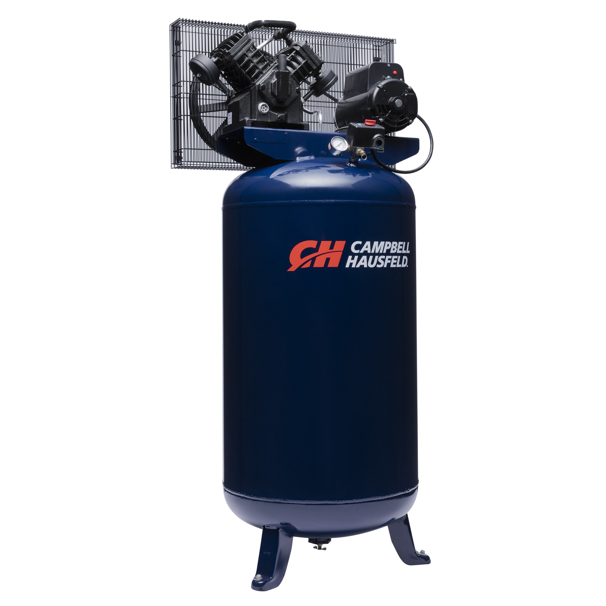Compresor de aire eléctrico vertical estacionario de 80 galones Campbell Hausfeld 135 PSI - TQ3104