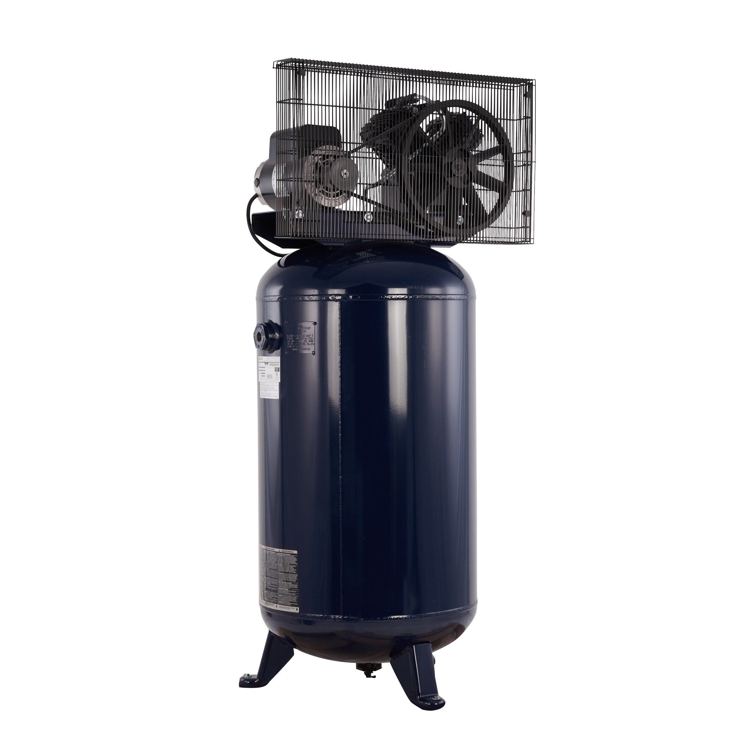 Compresor de aire eléctrico vertical estacionario de 80 galones Campbell Hausfeld 135 PSI - TQ3104