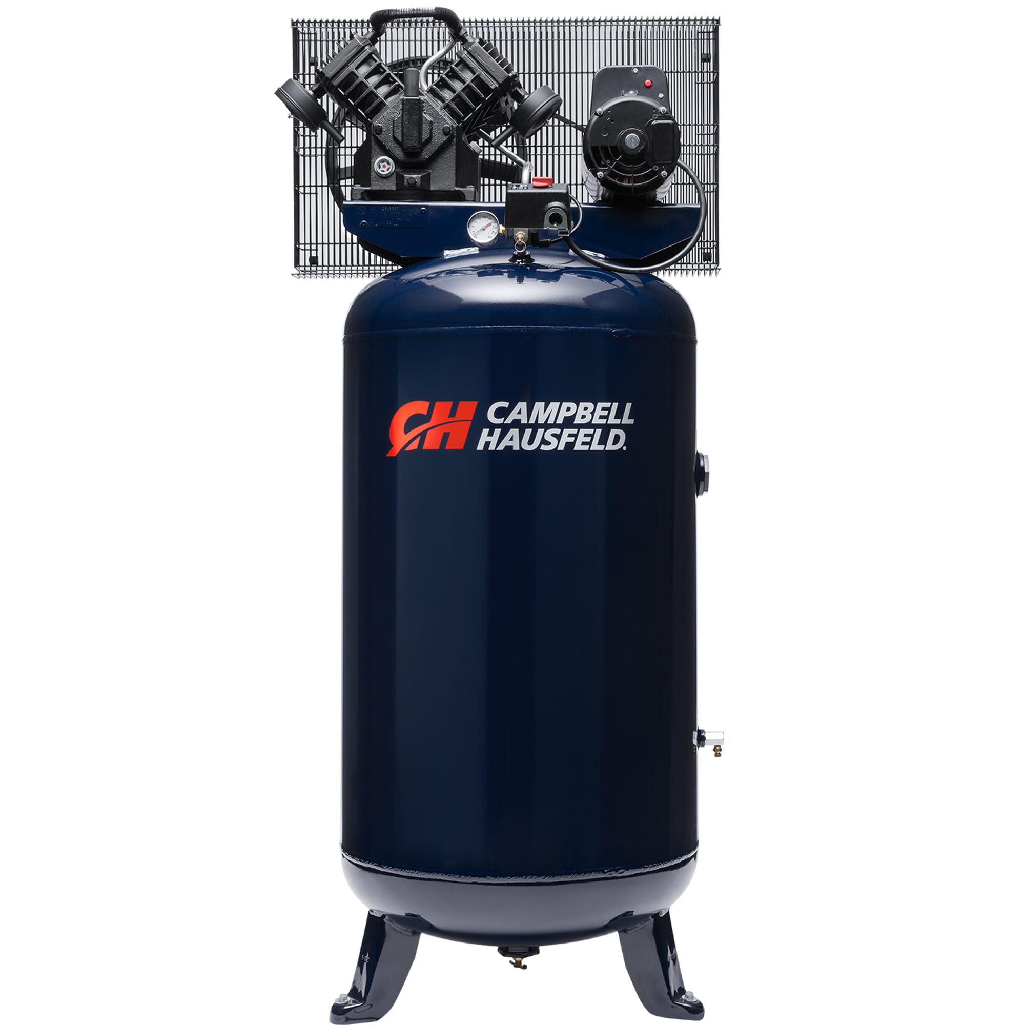 Compresor de aire eléctrico vertical estacionario de 80 galones Campbell Hausfeld 135 PSI - TQ3104