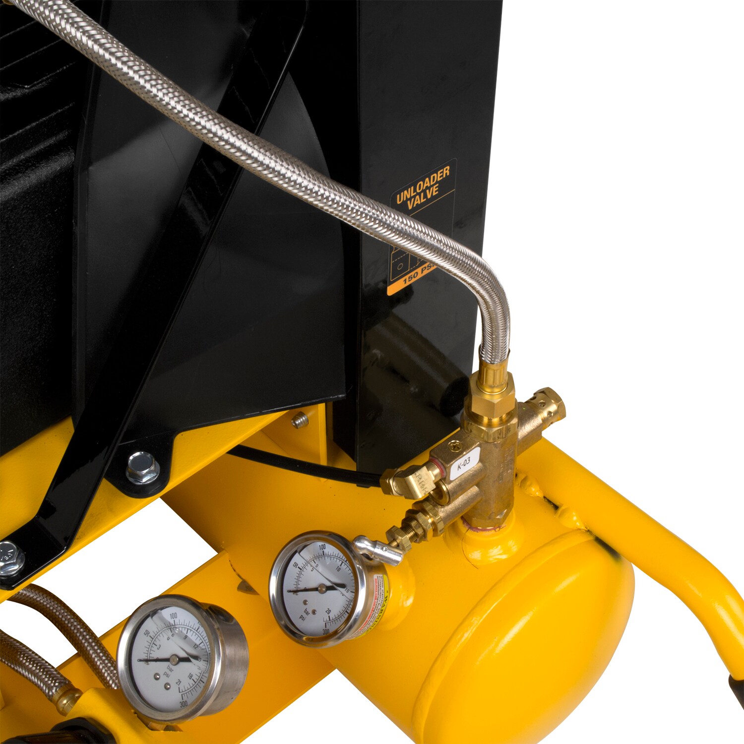 DEWALT Compresor de aire portátil de gasolina de 8 galones y 150 PSI tipo perro caliente - DXCMTB5590856