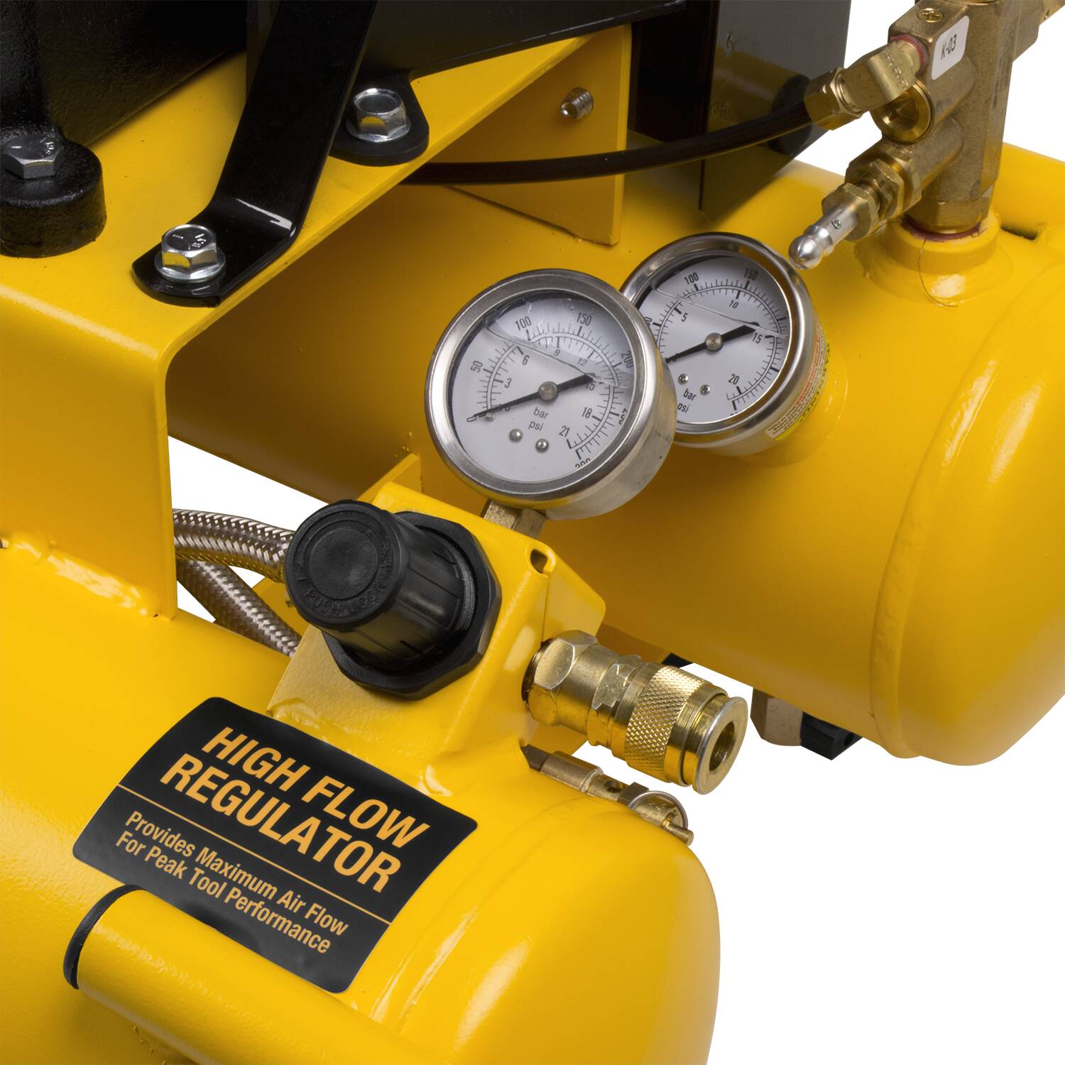 DEWALT Compresor de aire portátil de gasolina de 8 galones y 150 PSI tipo perro caliente - DXCMTB5590856