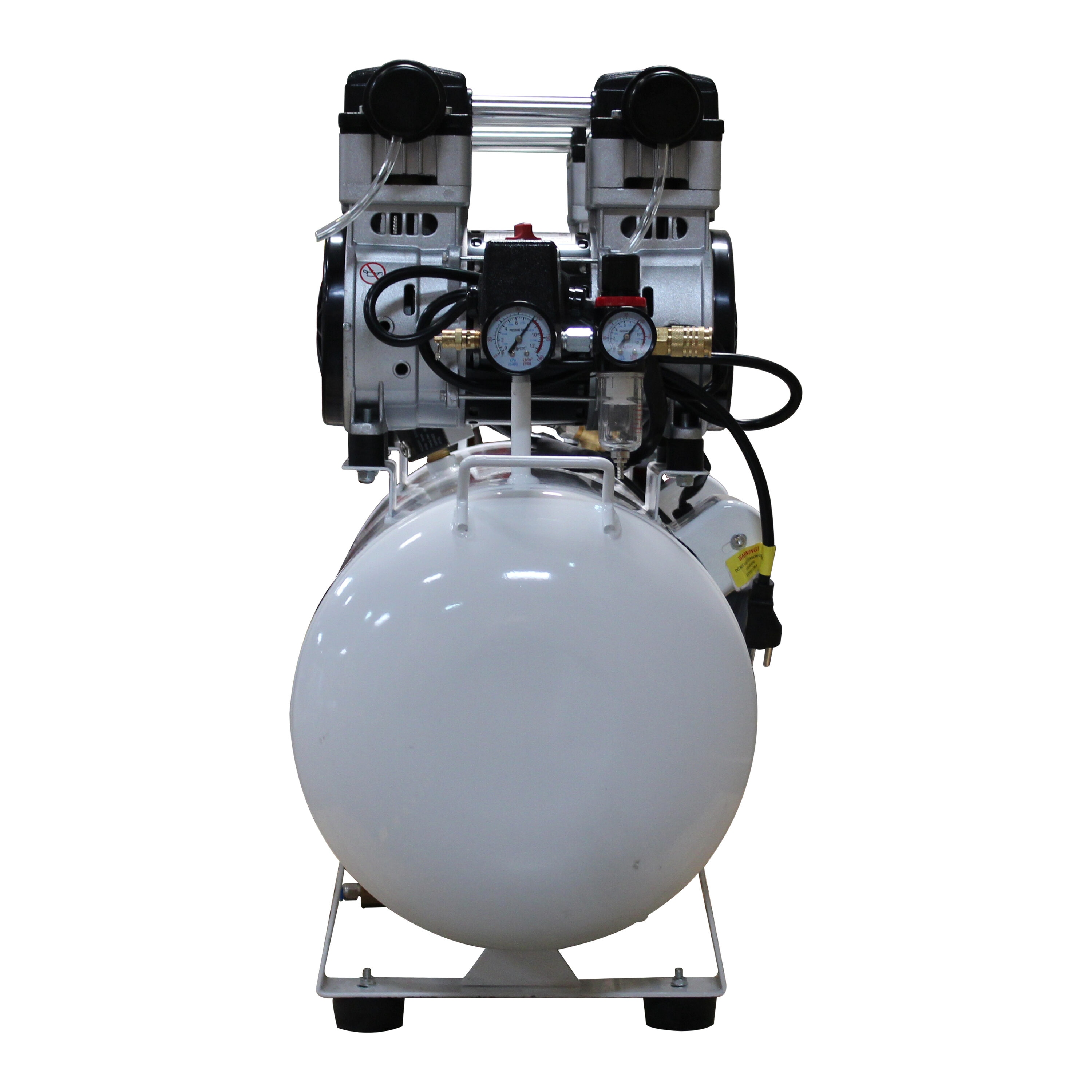 Herramientas de aire de California Herramientas de aire de California Compresor de aire eléctrico portátil de 20 galones y 125 PSI con forma de perro caliente con accesorios incluidos - 20040CAD