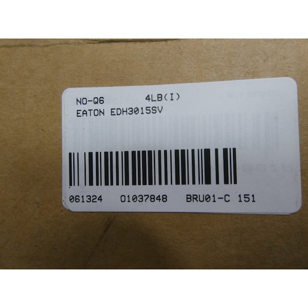 Eaton 3P 15A AMP 480V-AC 250V-DC MOLDED CASE CIRCUIT BREAKER - EHD3015SV