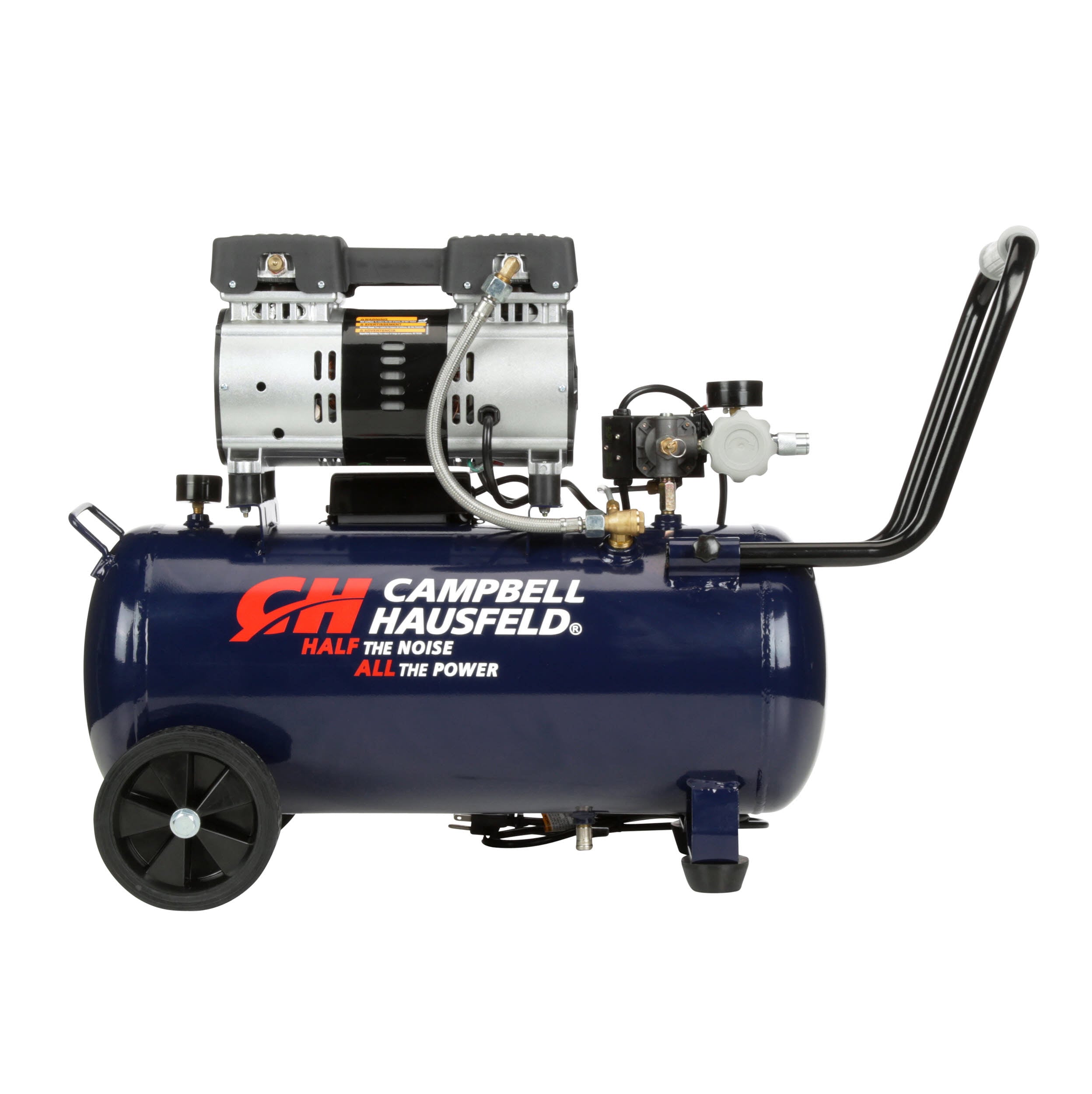 Compresor de aire eléctrico portátil Campbell Hausfeld de 8 galones y 125 PSI tipo Hot Dog - DC080500