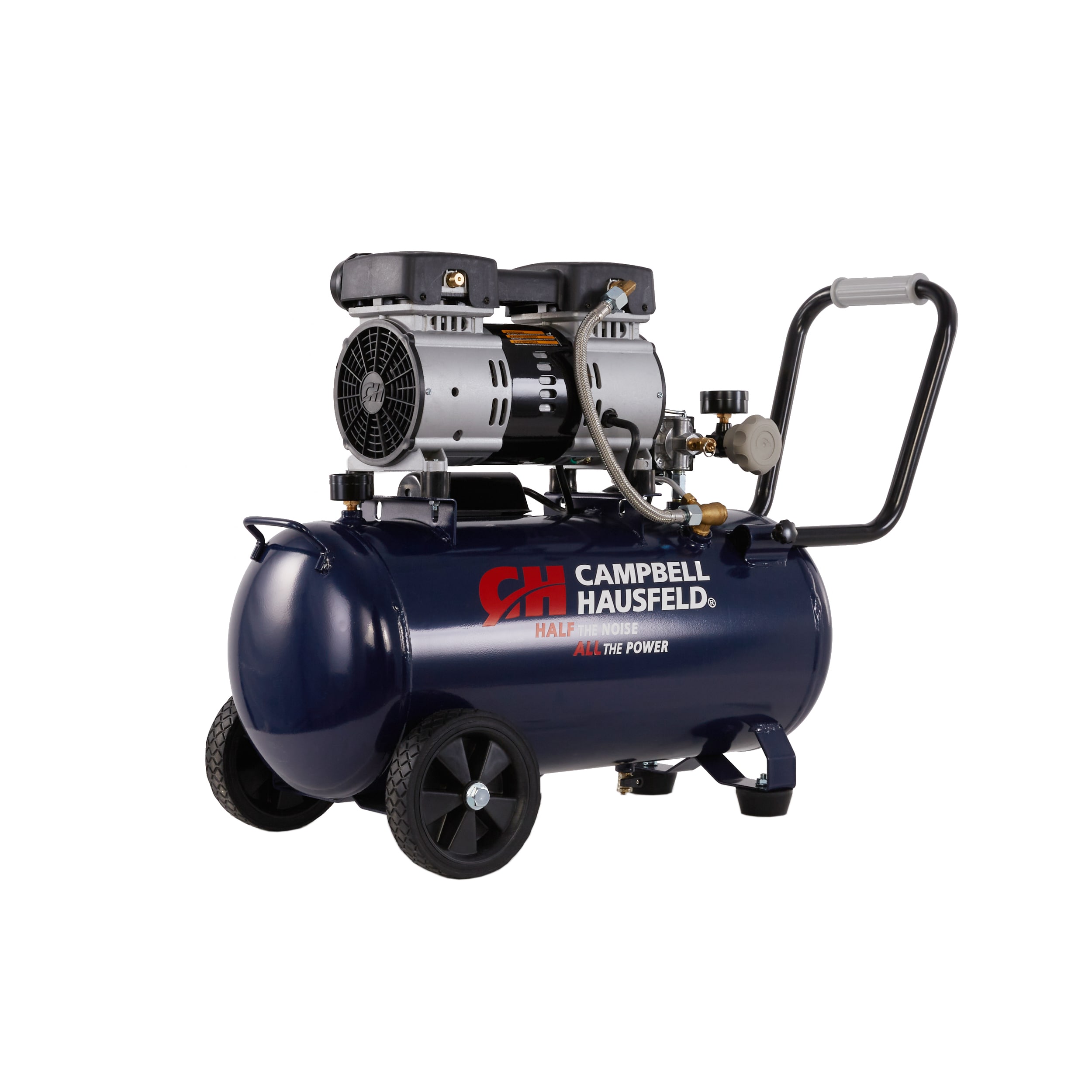Compresor de aire eléctrico portátil Campbell Hausfeld de 8 galones y 125 PSI tipo Hot Dog - DC080500